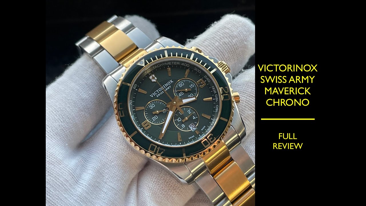 Victorinox Swiss Army Maverick Chronograph 241693 Watch | Review Valjoux Relogios