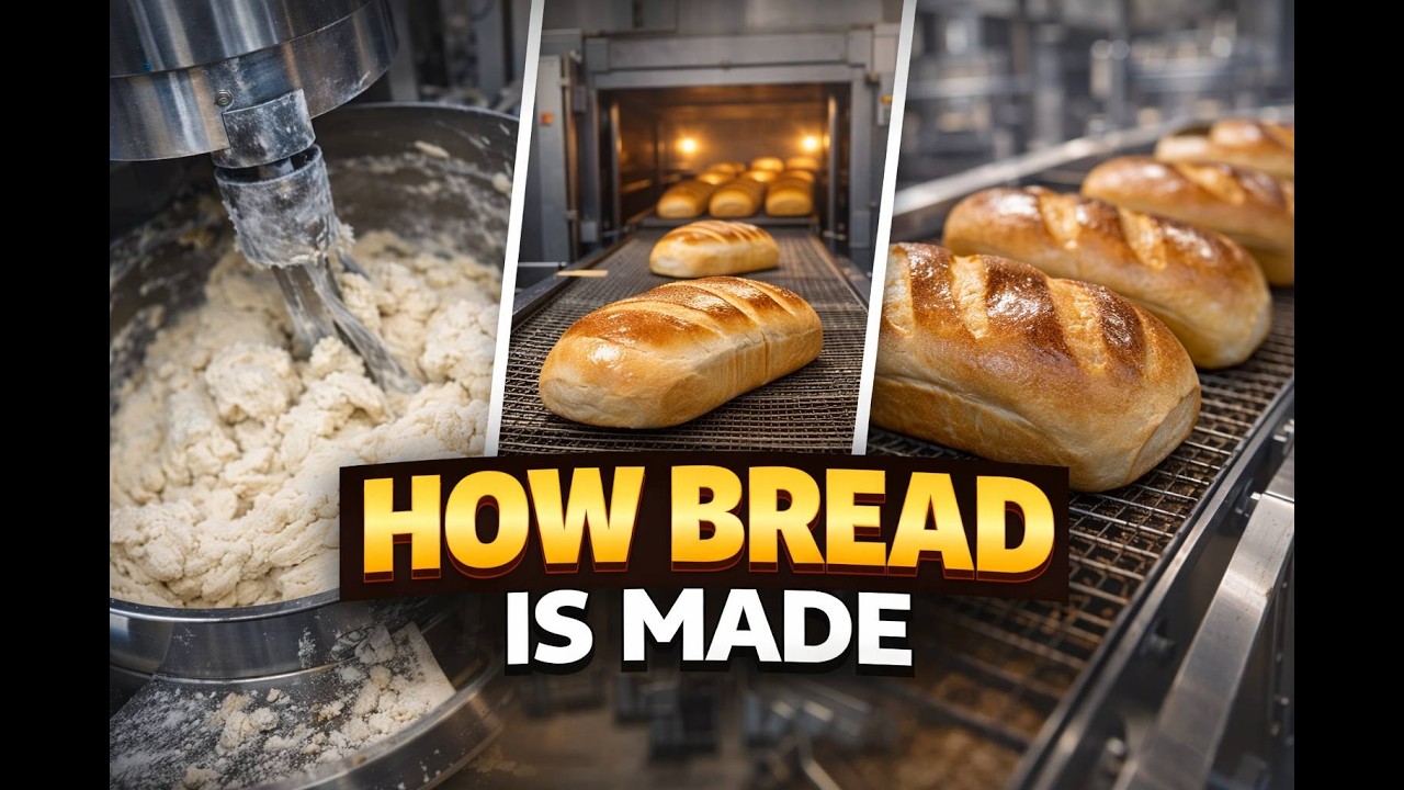 Inside a Bread Factory | From Dough to Fresh Bread