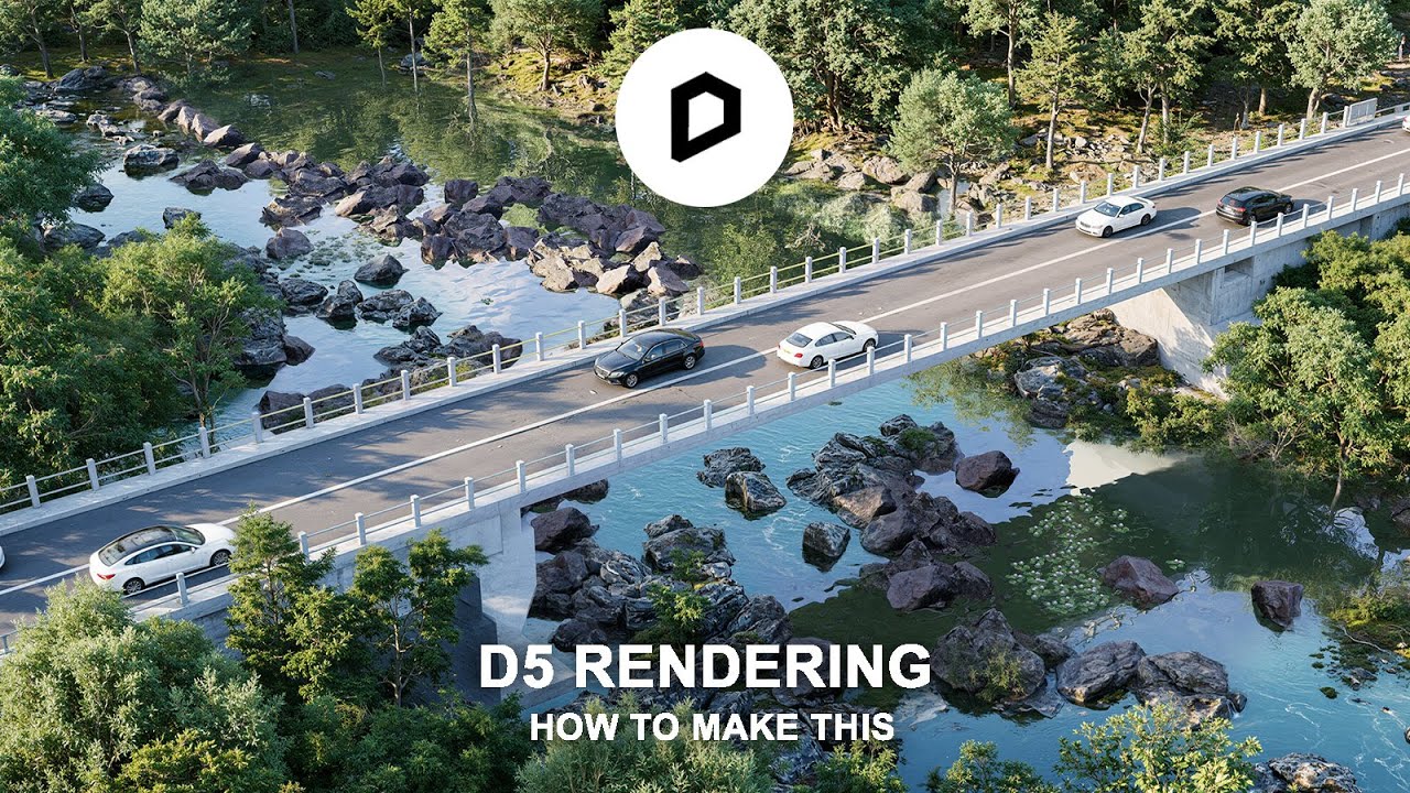 D5 RENDER TUTORIAL BRIDGE Visualization