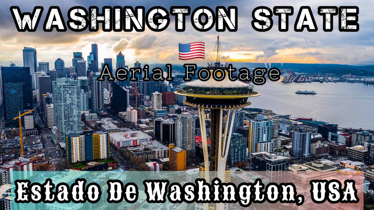 Washington State 4k Film 🎥 | Washington Aerial Footage | Seattle Washington Drone Footage | 4K Video