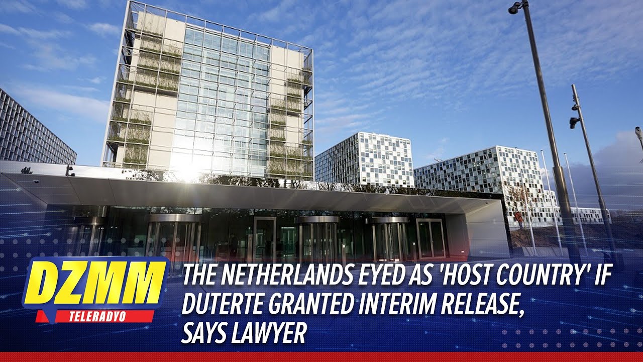 The Netherlands eyed as 'host country' if Duterte granted interim release, says lawyer