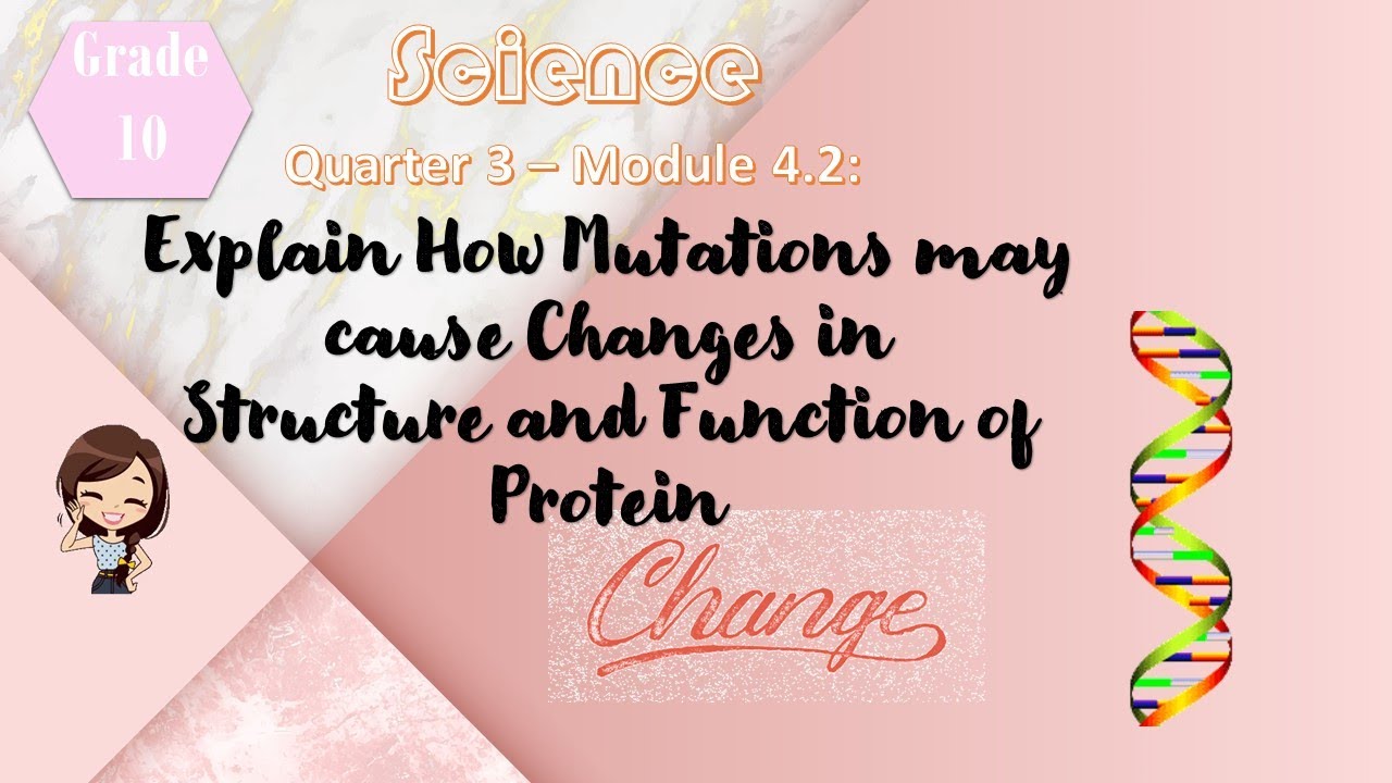 Science10 ǀ Q3Explain How Mutations may cause Changes in Structure and Function of Protein ǀ Taglish