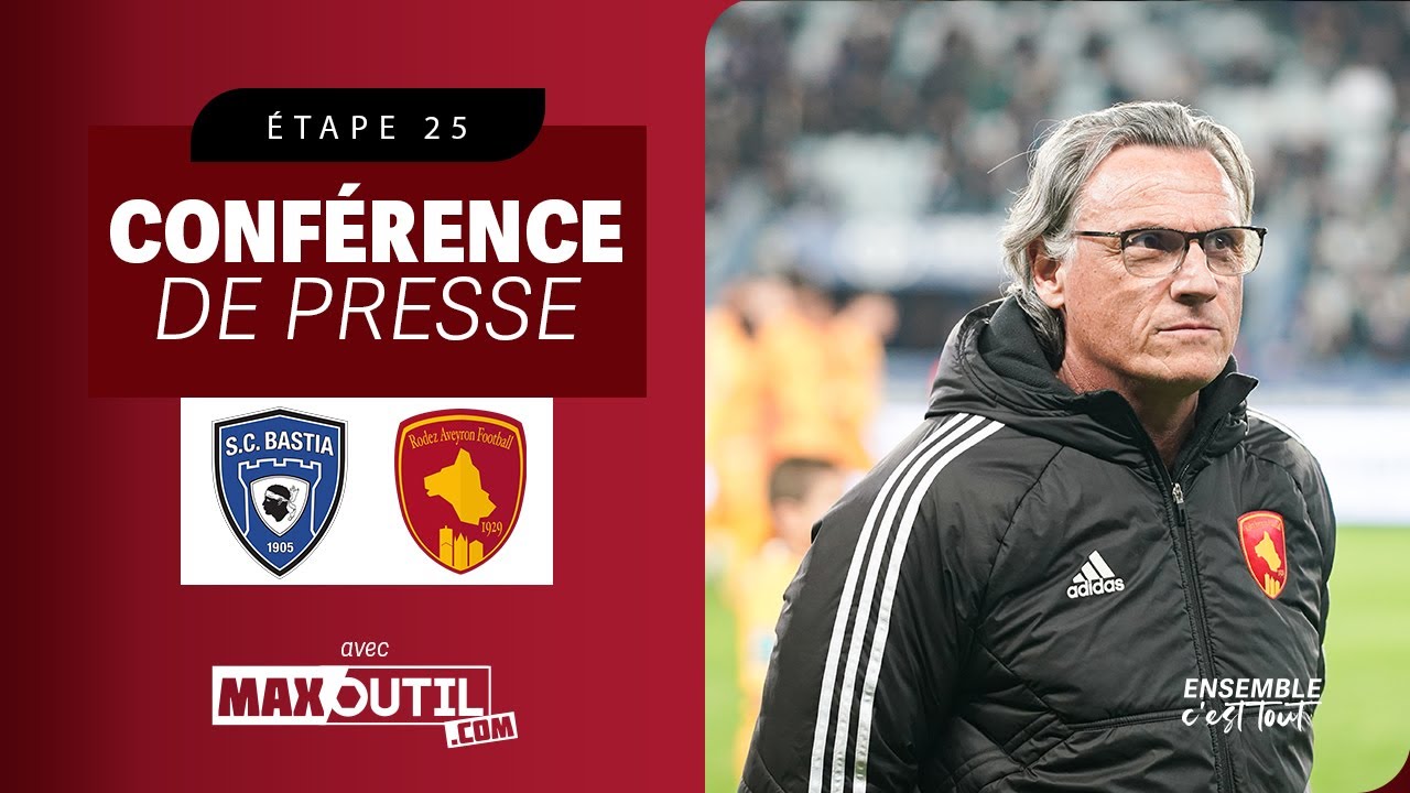 J25 - SC BASTIA / RAF : Réaction d'après-match de Didier Santini
