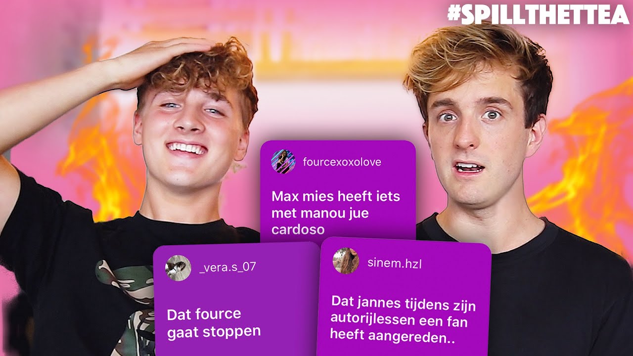 GAAT FOURCE STOPPEN & IS HET UIT MET STEFANIA? 😰🥺 | #SPILLTHETEA 15 met Jannes