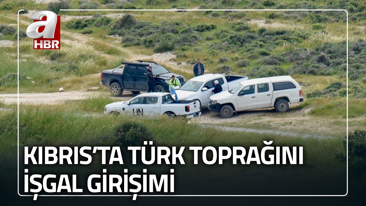 Kıbrıs'ta T&uuml;rk toprağını işgal girişimi! BM barış g&uuml;c&uuml;ne Mehmet&ccedil;ik anında cevap verdi | A Haber