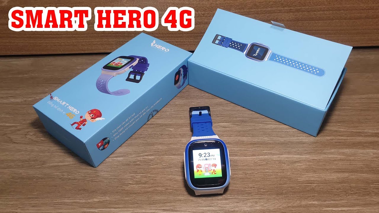Trên tay chiếc đồng hồ định vị thông minh smart Hero 4G bán chạy nhất mà các phụ huynh đang tìm mua
