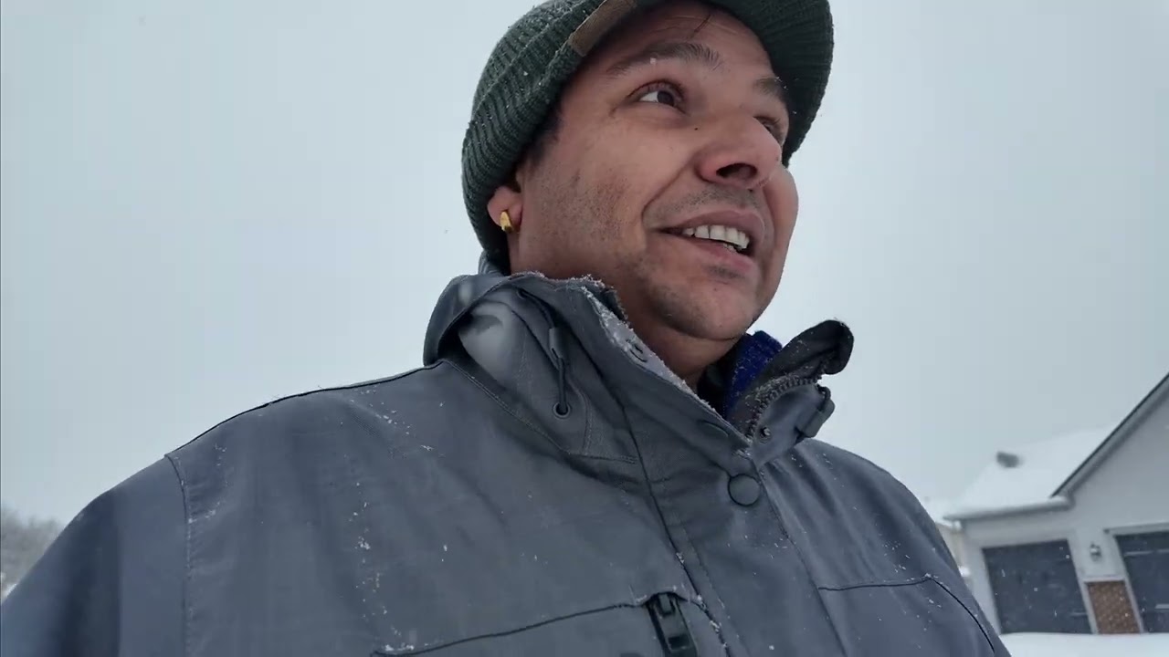 Snow storm at united state of America.