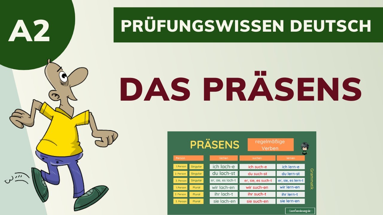 Das Präsens (A2) ⭐️⭐️⭐️ Zeitform Gegenwart