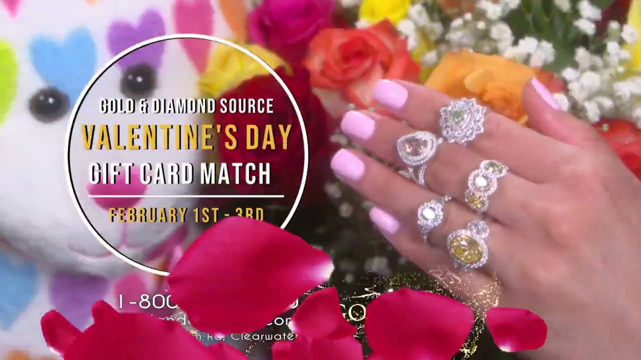 Gold & Diamond Source Valentine's $500 Gift Card Match!