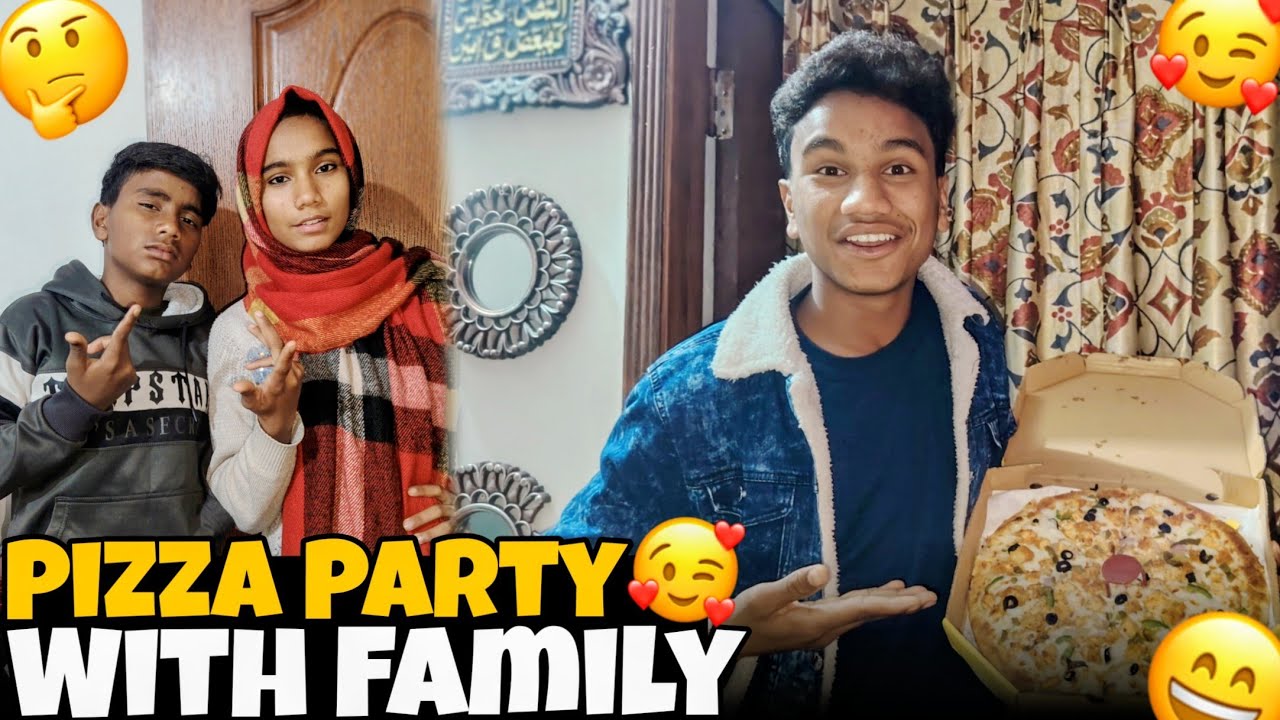 Pizza Party With Family 🍕😍 | Full Family Masti & Surprise 😱❤️