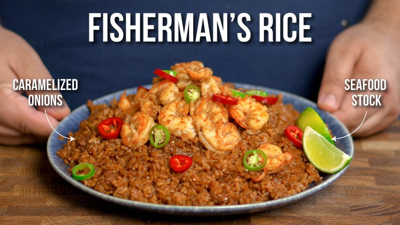 🎣 Fisherman's Rice, the PERFECT side dish for a seafood Meal