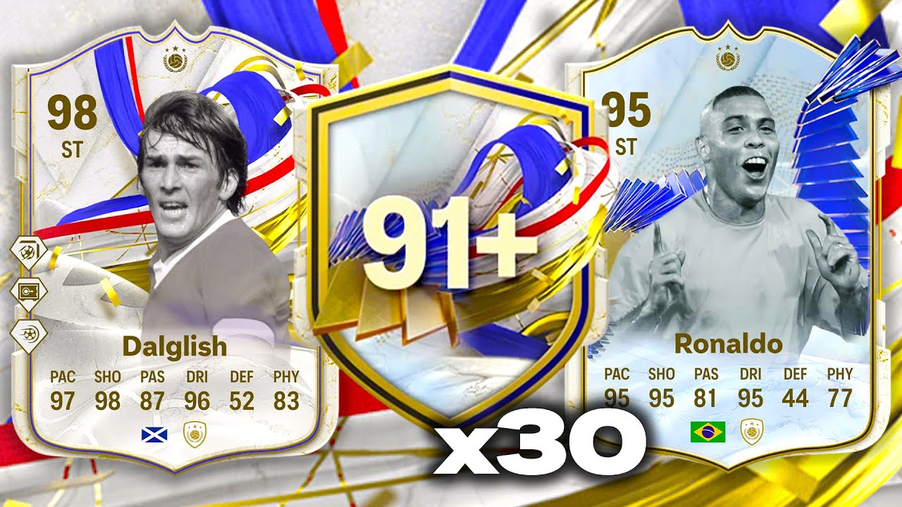 30x CRACKED 91+ ENCORE ICON PLAYER PICKS! 🤯 EA FC24 Ultimate Team