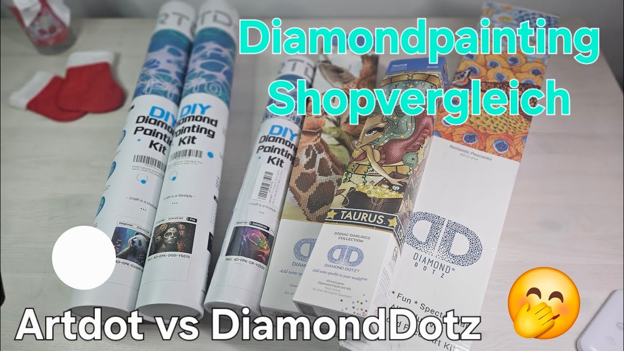 Diamondpainting Shopvergleich/ Artdot vs Diamonddotz wer machts besser? 🤔