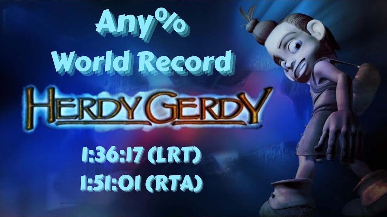 Herdy Gerdy Any% Speedrun in 1:51:02 RTA (Real Playstation 2, OPL) World Record