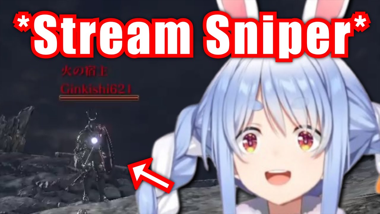 Pekora Gets Stream Sniped By Chat In Dark Souls 3【Hololive / Usada Pekora】