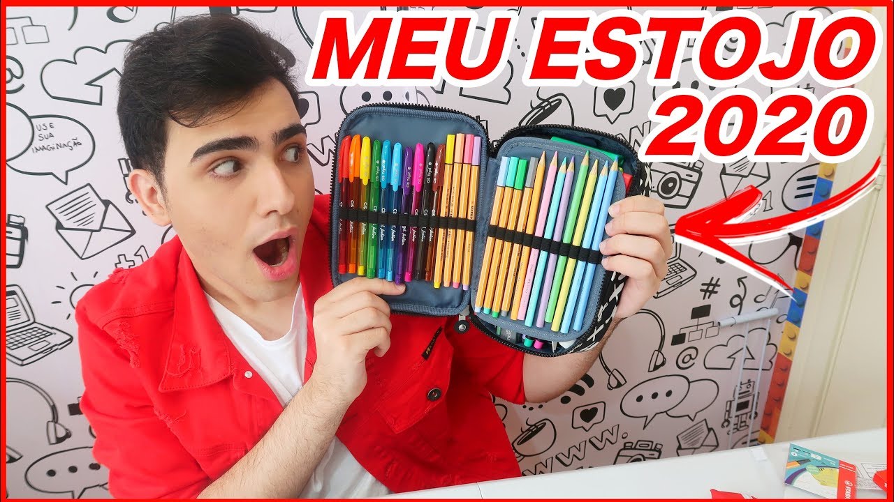 ORGANIZANDO MEU ESTOJO ESCOLAR 2020