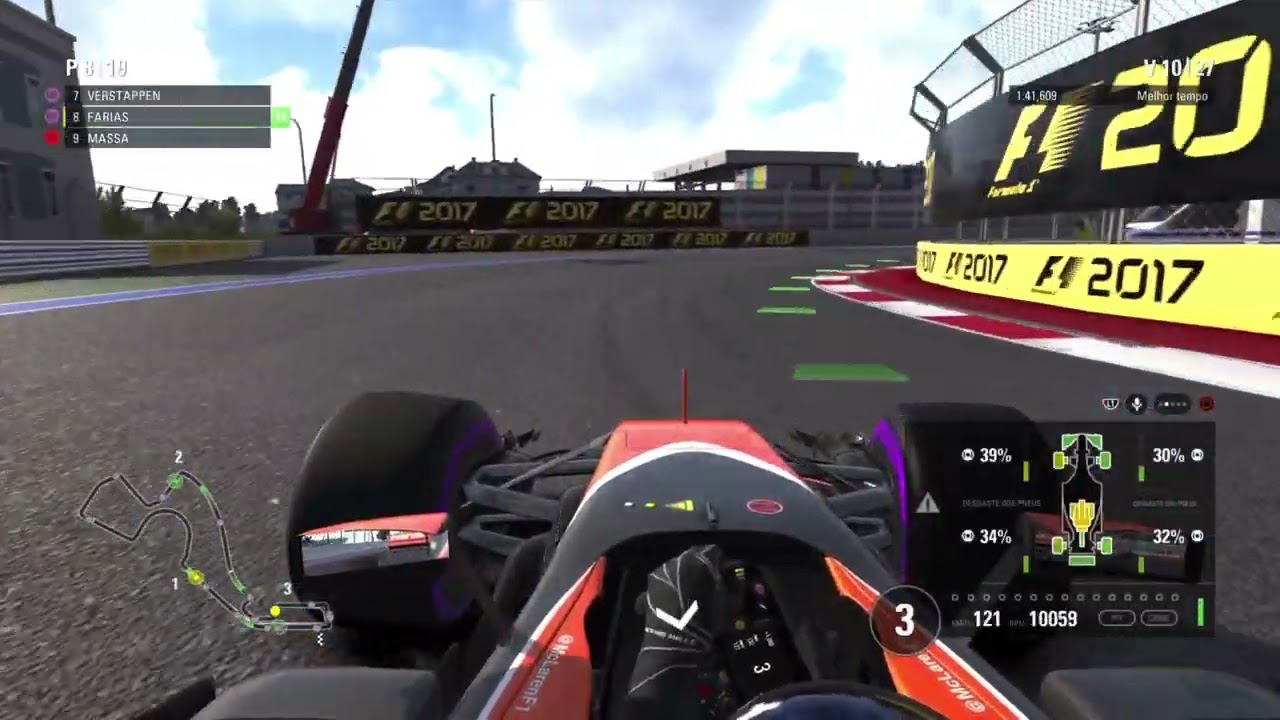 F1 17 - MY TEAM - TEMP 1 - EP 04 - GP DA RÚSSIA - COMPONENTES GASTOS E RODADA DUPLA!!!