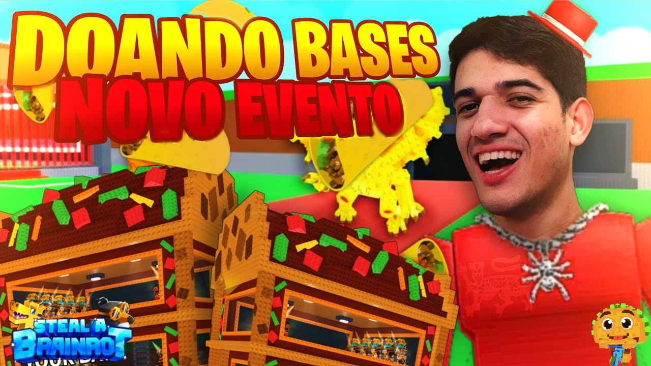AJUDANDO VOCÊS A PEGAR A BASE DE TACO 😱LIVE ROUBE UM BRAINROT AO VIVO