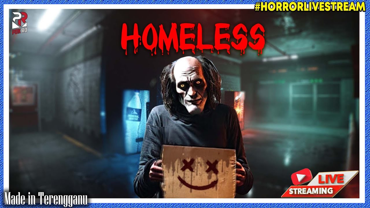 *SERAM!* ADE ORANG IKUT AKU KE?! ||🔴 Homeless Gameplay (Malaysia) #HorrorLivestream