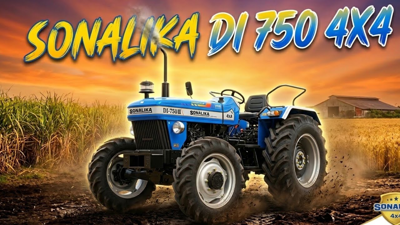 Sonalika Di 750 Sikander 4x4 🌪️ New Model 🚀