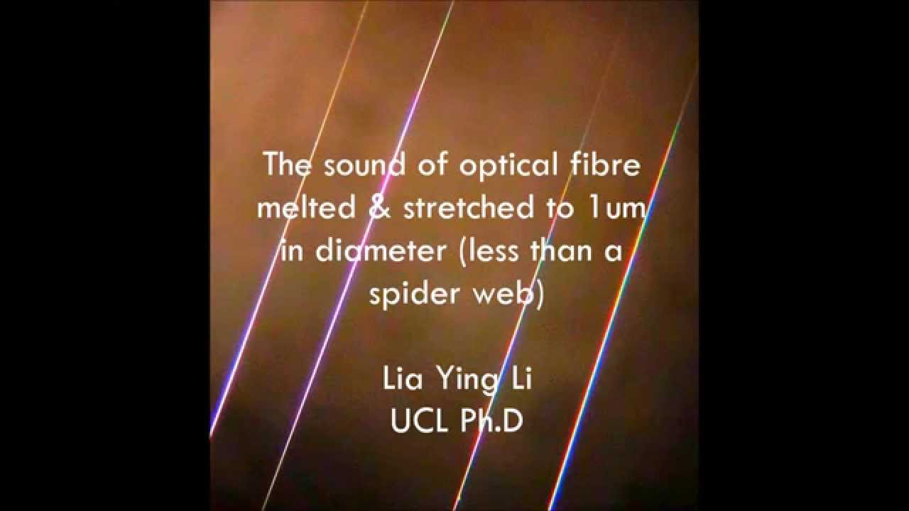 The sound of tapering optical fibre