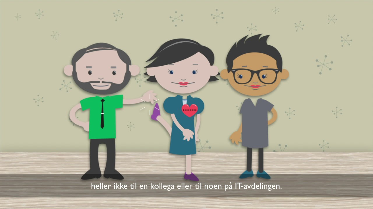 Informasjonssikkerhet for de ansatte - tekstet versjon