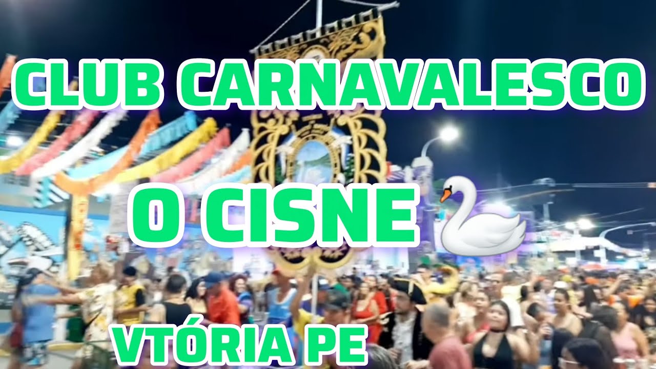 CLUB CARNAVALESCO O CISNE VITÓRIA PE #carnaval2026 #vitoriadesantoantao 