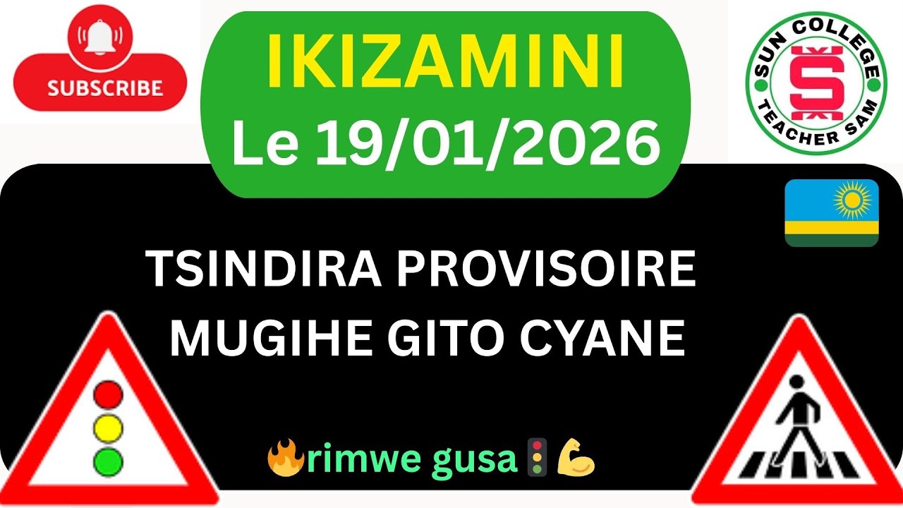 19 01🚨IKIZAMINI CYA POROVIZWARI, 😍🥰 AMATEGEKO Y'UMUHANDA 🚨 IBIBAZO N'IBISUBIZO 2026🚨 SAM TEACHER 🚨✨✨