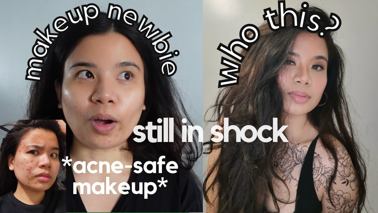 ABG makeup transformation | acne makeup products | glamnetic | beginner makeup✨