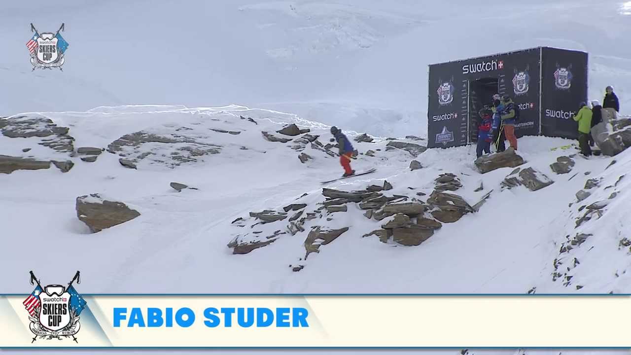 Fabio Studer - Backcountry Slopestyle run 1 - Swatch Skiers Cup 2014