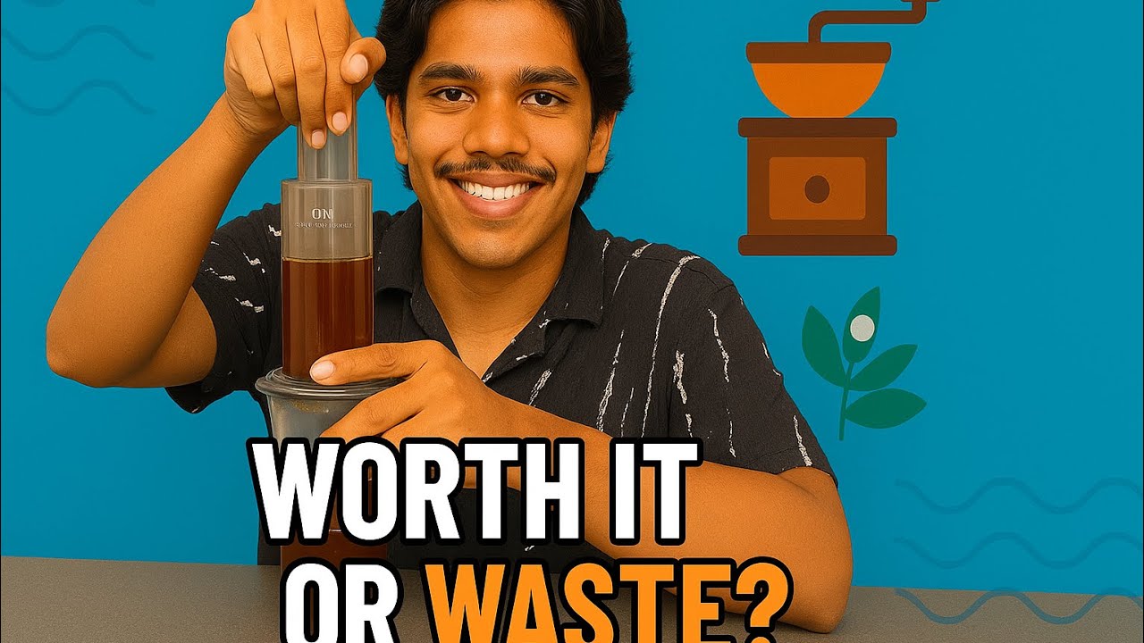 ₹300 AeroPress? Worth It or Waste? | Budget Coffee Maker Review #iamcoffeeartist #aeropress #cafe