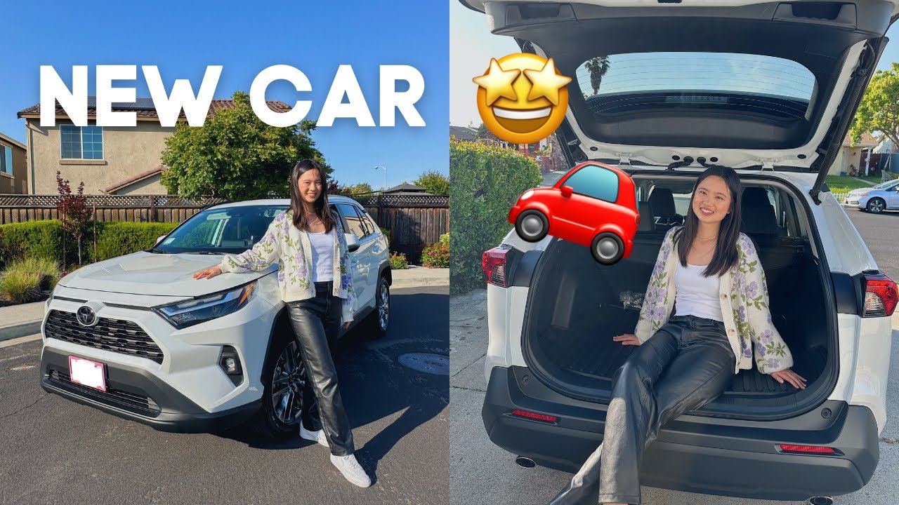 I BOUGHT A CAR 🚗 | 2023 Toyota RAV4 XLE Premium Tour