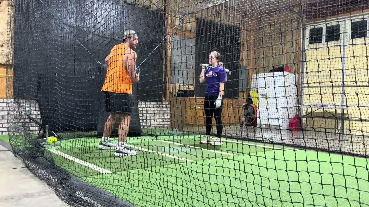 Softball hitting workout 