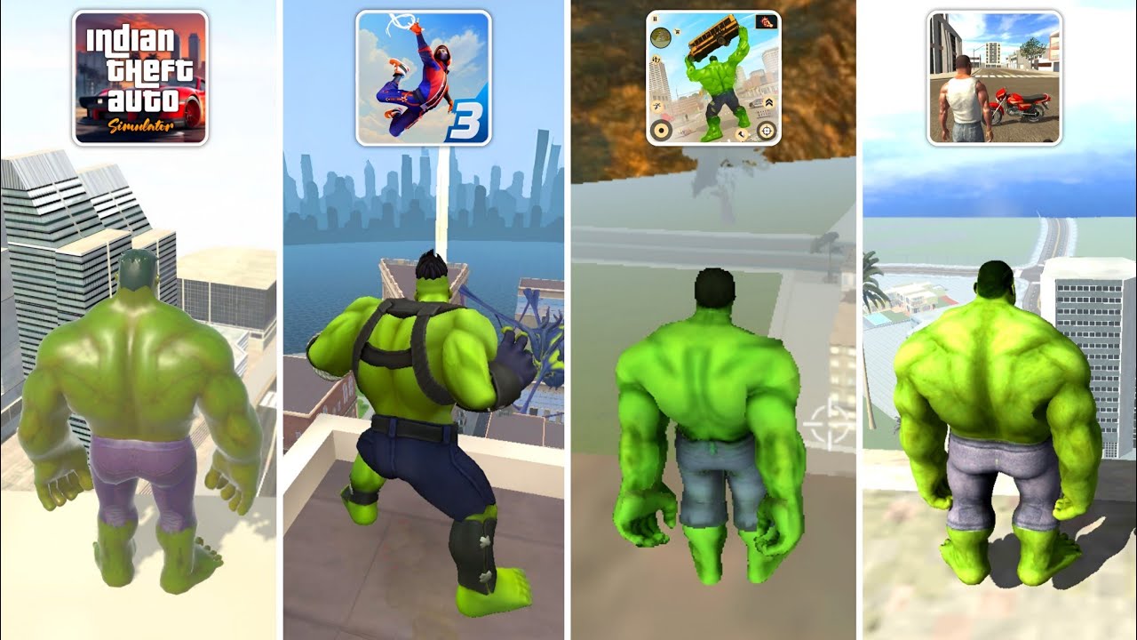 Hulk Jumping in Indian GTA Games 🤯