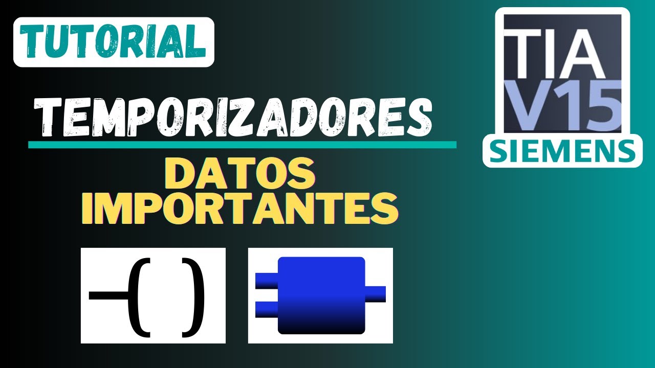 4.1. Temporizadores (Datos importantes) || Tutorial TIA Portal