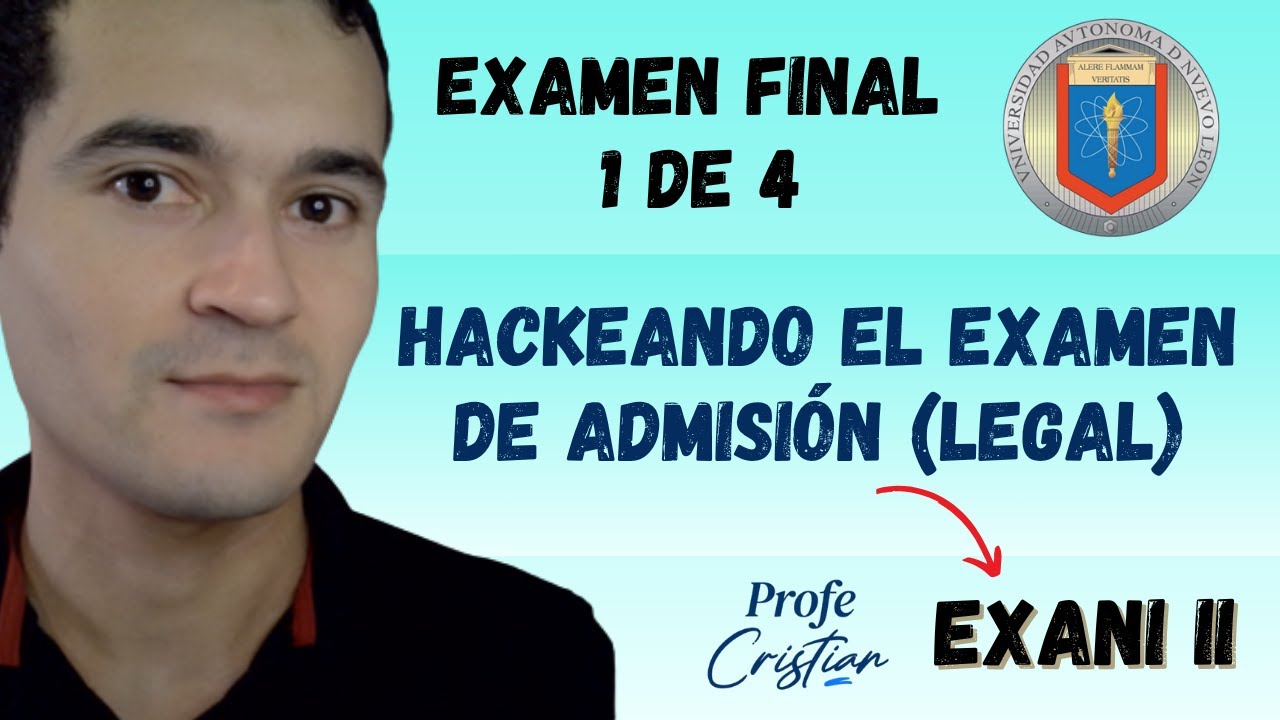 Mi máximo esfuerzo para el examen de admisión de la UANL | Examen 1 de 4