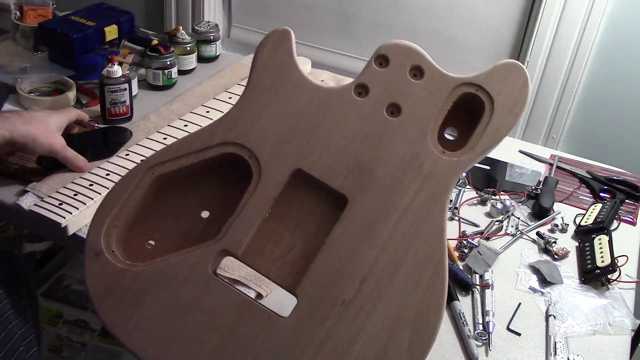 BYO EVH Wolfgang Guitar Quilted Top Kit - Build Update #1