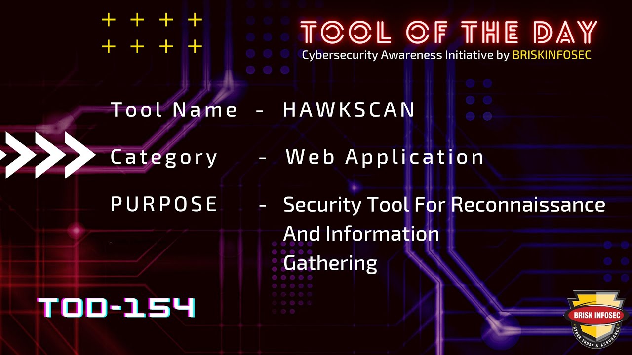 HawkScan - Reconnaissance Tool | TOD 154 | Briskinfosec