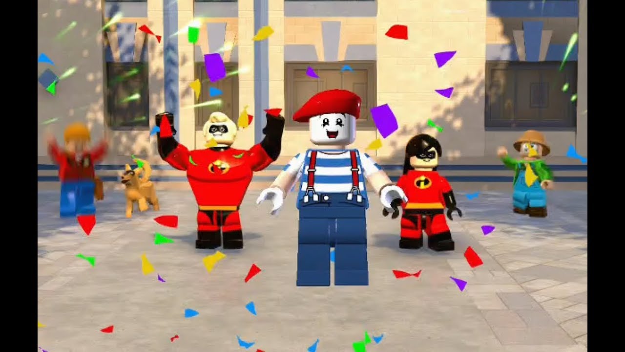 Lego The Incredibles - Crime Wave City Park - Mimes to a Flame - The Silent Treatment