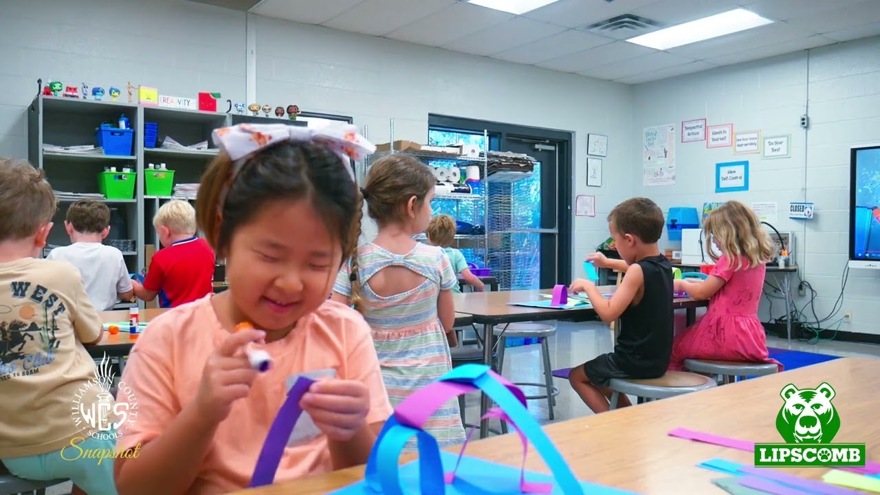 Lipscomb Elementary students learn about optical illusions