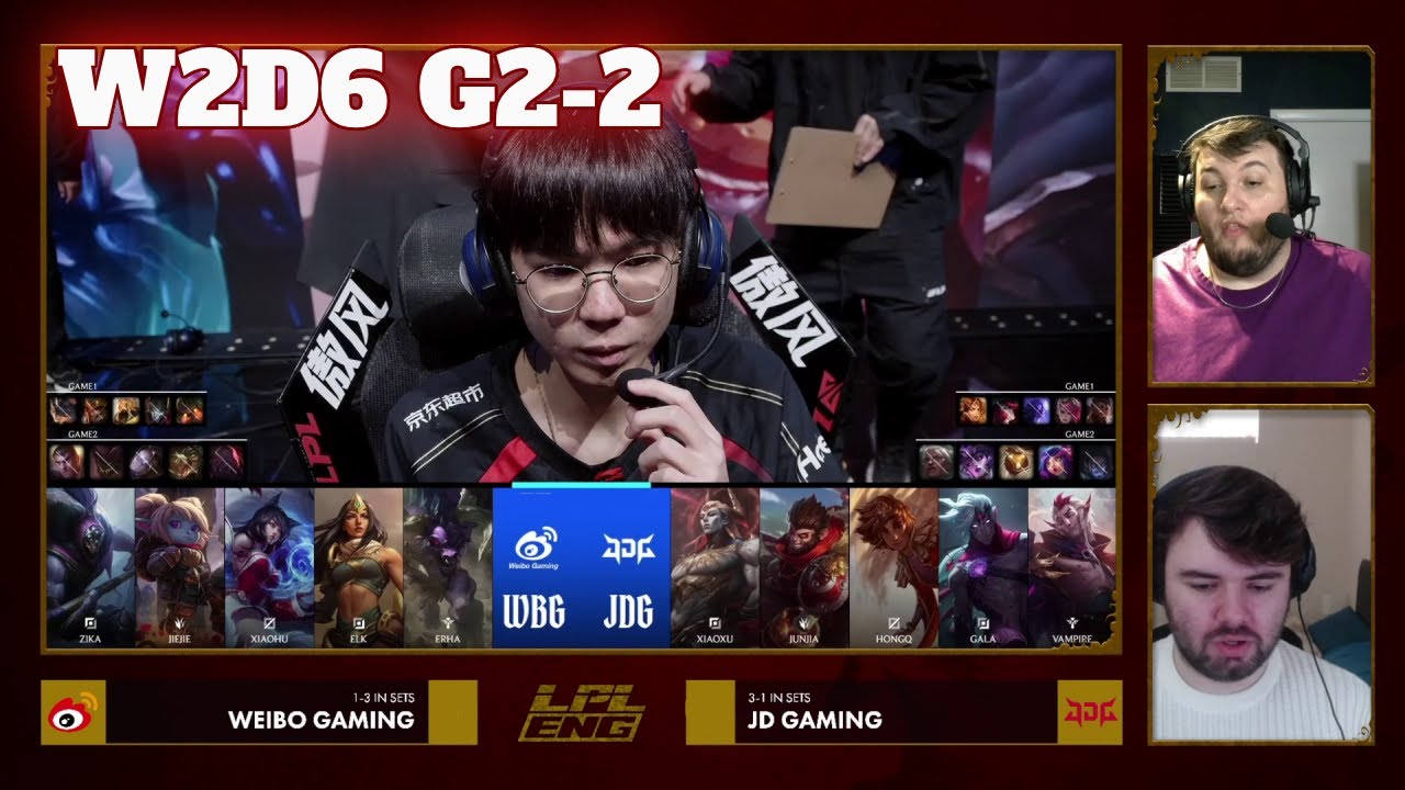 JDG vs WBG - Game 2 | Week 2 Day 6 LPL Winter 2026 Split 1 | JD Gaming vs Weibo Gaming G2 full