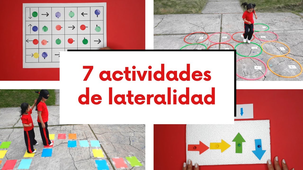 7 ACTIVIDADES DE LATERALIDAD / ORIENTACIÓN ESPACIAL