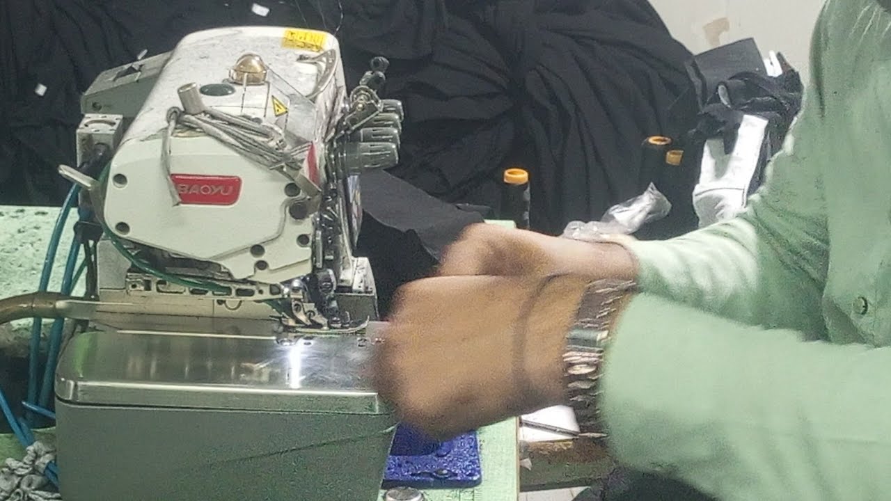 FASIL VLOG is live! #sewingmachine # hosiery garments stitching depart t-shirt neck attach overlock