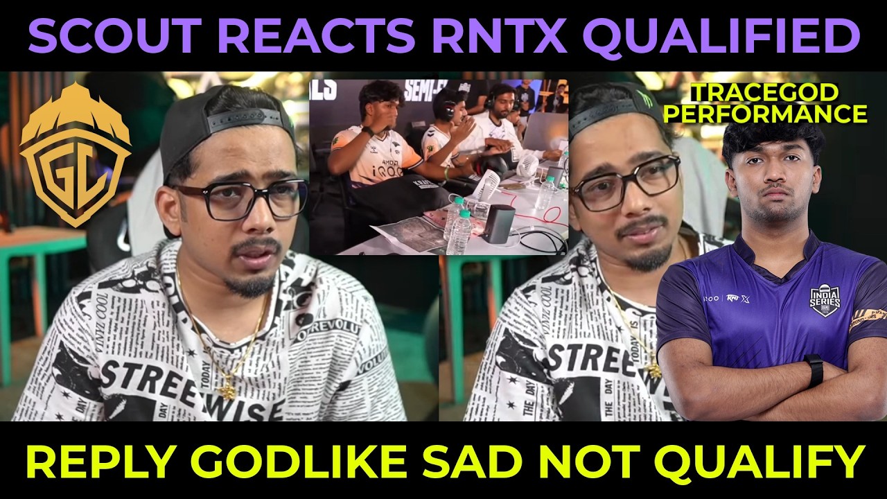 Scout Reply RNTX Qualified BGIS 2026 Lan Finals🥳 Reply GODLIKE SAD & Tracegod NinjaJOD🥵