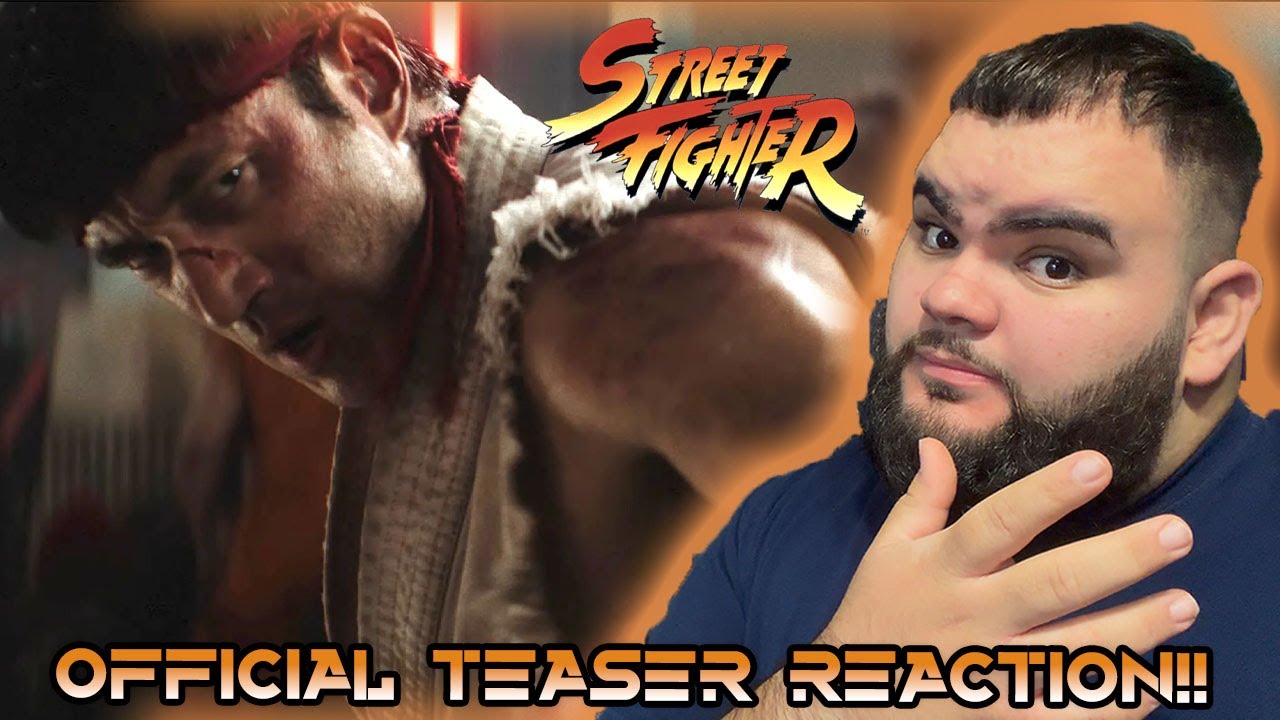My Reaction to the 'STREET FIGHTER' Movie TEASER SNEEK PEAK!