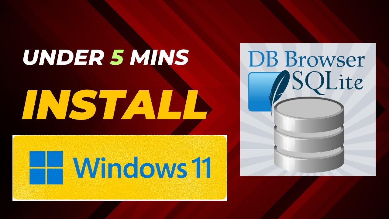 Easiest Way to Install DB Browser for SQLite for SQL Learning (2023) | SQL Tutorial |