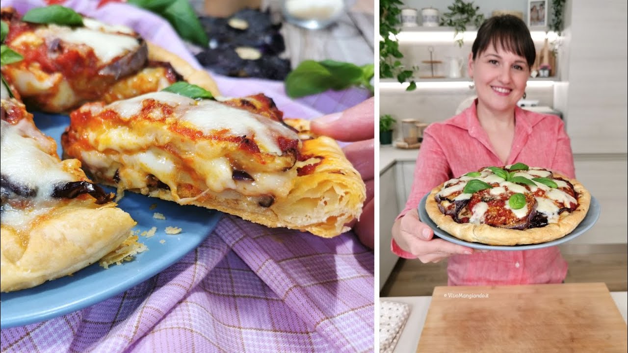 Torta salata alla parmigiana, una bontà vegetariana