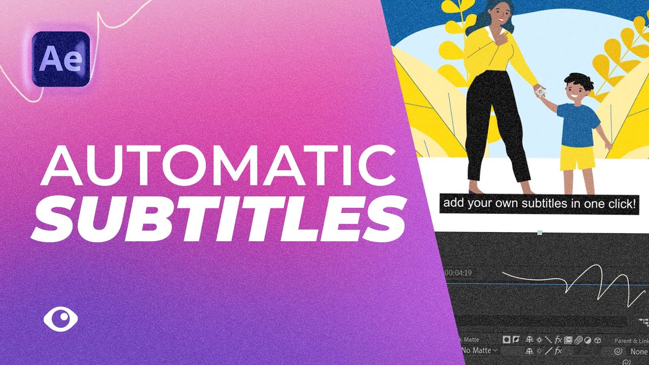Автоматическое добавление субтитров в After Effects