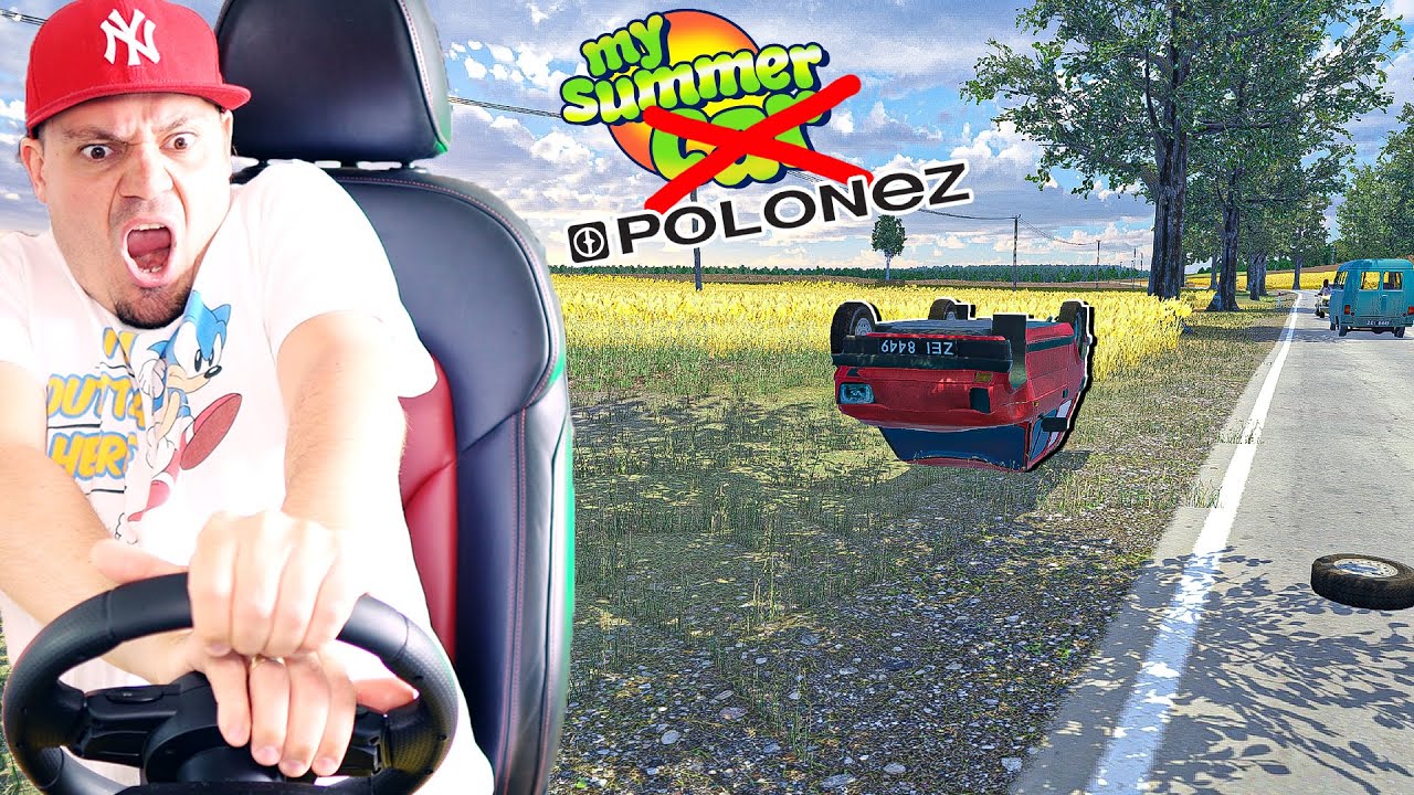 🚗 NO DEBIL, ŚMIERTELNY WYPADEK MALUCHA w MY SUMMER POLONEZ *polska gra* | OHV #02