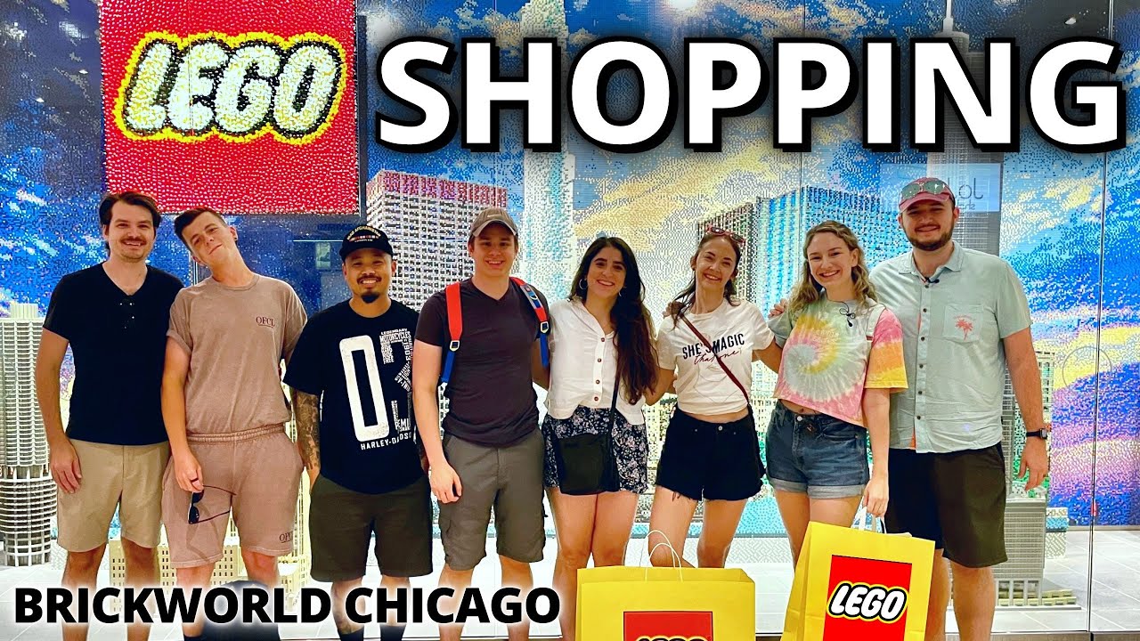 THIS WAS INSANE!! LEGO Shopping in Chicago!